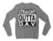 Straight Outta Dav Men/Unisex Long Sleeve Sweatshirt in Graphite Heather Color